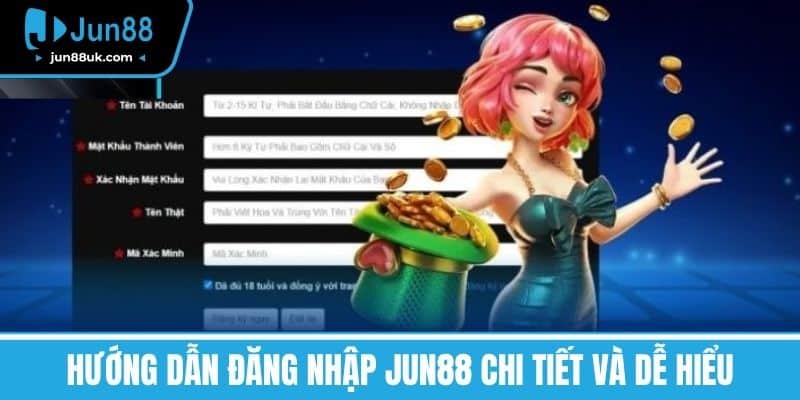 Hướng dẫn đăng nhập Jun88 chi tiết và dễ hiểu